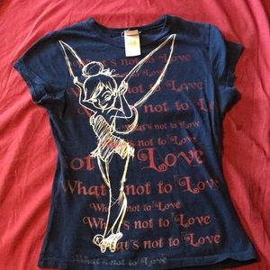 Blue tinkerbell shirt